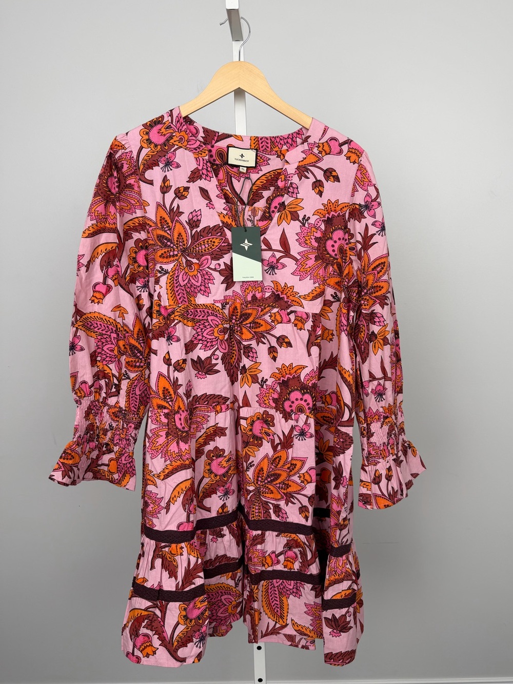 Tuckernuck Beach Sunset Chintz Kenzo Cover-Up Dress Size XL - Picture 5 of 9